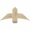 Ekena Millwork Bellingham Rough Sawn Timber Gable Bracket, Douglas Fir, 36"W x 16"H x 4"D x 6"F, 11/12 Pitch GBW036X16X0406BEL00RDF - alternate 1